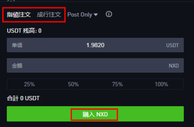NXDの購入方法