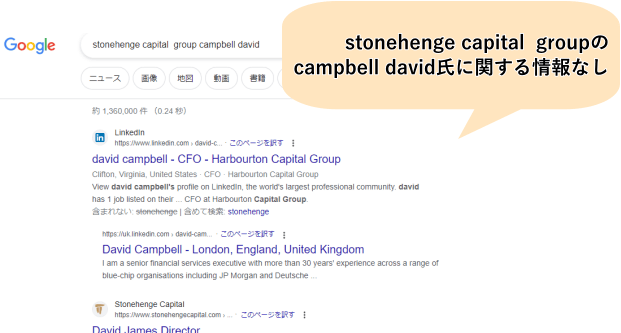 stonehenge capital  groupのcampbell david